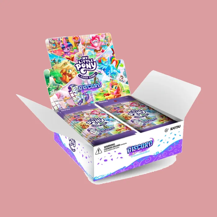 Discord!!! BP02 sealed booster display box, open showing packs